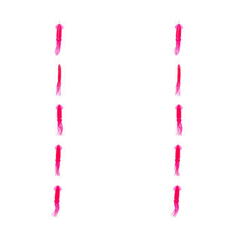 2PK Sea Pro 5 Squid Daisy Chain Offshore Trolling Lure 25.5x14cm - Pink