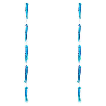 2PK Sea Pro 5 Squid Daisy Chain Offshore Trolling Lure 25.5x14cm - Blue