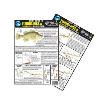 AFN A4 Quick Guide 12 Golden Perch Fishing Tips Handy Manual