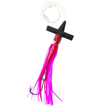 Sea Pro Skirt Teaser Rigged Offshore Trolling Fishing Teaser 9 In - Pink