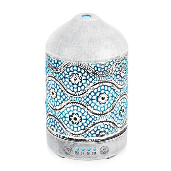 Activiva 100ml Metal Aroma & Essential Oil Diffuser White