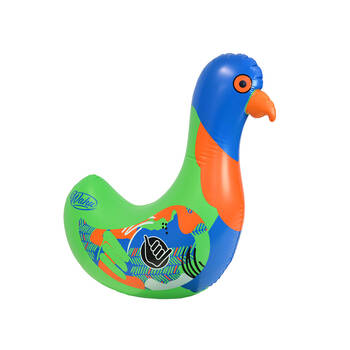 Wahu Pool Pets Rainbow Lorikeet Racer Inflatable Float Ride-On Toy Kids 6y+