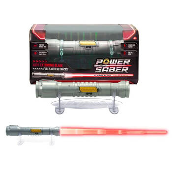 Goliath Power Saber Energy Blade Light-Up Sword Toy 90cm - Red 6y+