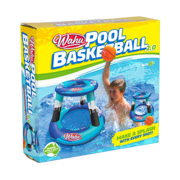 Wahu Pool Basketball 2.0 Set Inflatable Durable Water Resistant Outdoor Toy 6y+