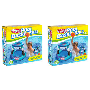 2PK Wahu Pool Basketball 2.0 Set Inflatable Durable Water Resistant Outdoor Toy 6y+