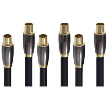 3PK Moki Digital TV Antenna (black lead) 2M