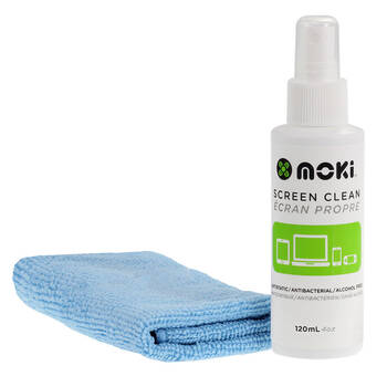 Moki Screen Clean 120mL Spray w/ Cloth