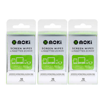 3PK Moki Screen Wipes 10PK