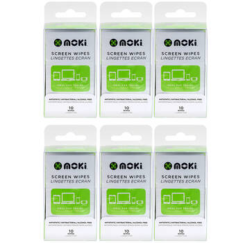 6PK Moki Screen Wipes 10PK