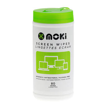 Moki Screen Wipes 80PK