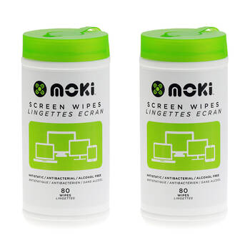 2PK Moki Screen Wipes 80PK