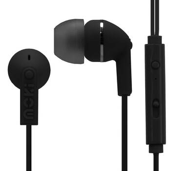 Moki Noise Isolation Earbuds Microphone & Control Black