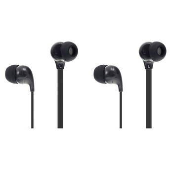 2PK Moki 45° Comfort Buds Earphones - Black