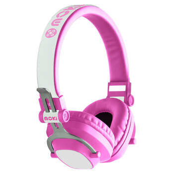 Moki Exo Kids Bluetooth Headphone - Pink