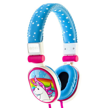 Moki Popper Unicorn Blue Headphones