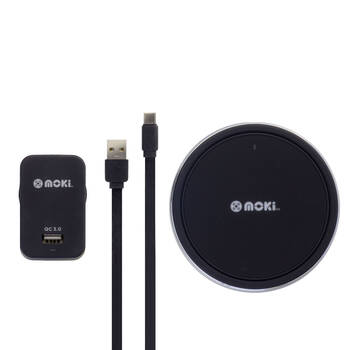 Moki ChargePad Qi Wireless 10W 3.0 Type-C Rapid Charge Pack