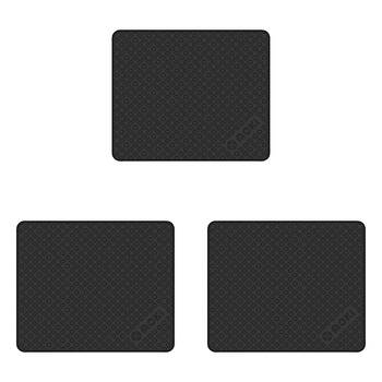 3PK Moki Gaming/Office Mouse Pad Large Non-Slip 32x27cm - Black