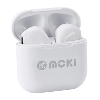 Moki MokiPods Mini TWS Bluetooth Earphones Kids Volume Limited - White