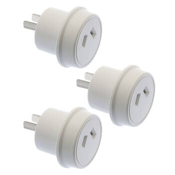 3PK Moki Travel Adaptors - AUS/NZ to Japan