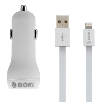 Moki Lightning SynCharge Cable + Car (Apple Licenced)