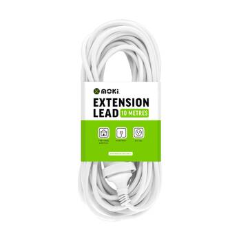 Moki AU/NZ Long Extension Power Lead Cord for Indoor Home/Office 10m