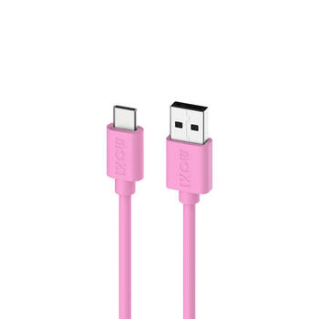 Moki USB-A to USB-C SynCharge Cable 1M iPhone/Android Soft Pink