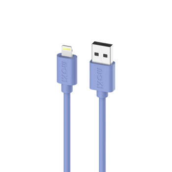 Moki USB-A to MFi Certified Lightning SynCharge Cable 1M Ultra Blue