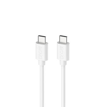 Moki USB-C to USB-C SynCharge Cable 1M iPhone/Android Classic White