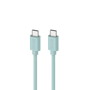 Moki USB-C to USB-C SynCharge Cable 1M iPhone/Android Pastel Green