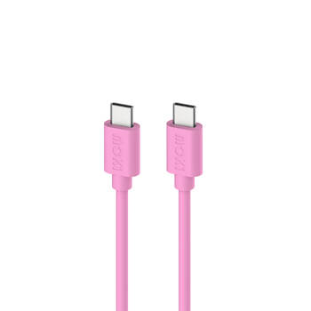 Moki USB-C to USB-C SynCharge Cable 1M iPhone/Android Soft Pink