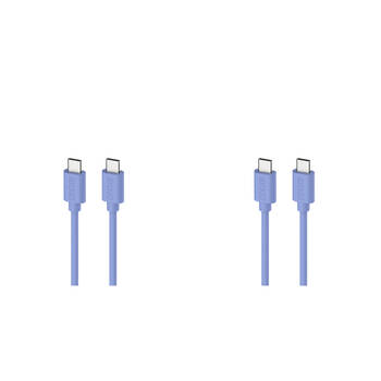 2PK Moki USB-C to USB-C SynCharge Cable 1M iPhone/Android Ultra Blue