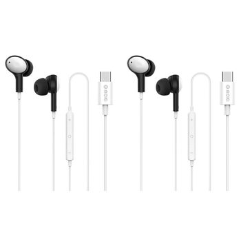 2PK Moki Type-C Connect Earphones Inner Ear + Mic & Control