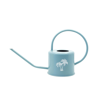 Rayell 36cm Metal Watering Can Palm Home/Garden - Denim 