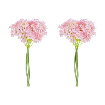 2PK Maine & Crawford 33cm Faux Jana Lilac Bunch Artificial Flower - Pink