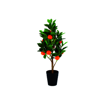 Maine & Crawford 50cm Orange Tree Real Touch in Plastic Pot