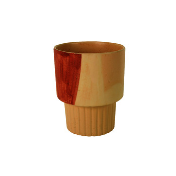 Maine & Crawford 18x15cm Camila Ceramic Vase Hand Painted Rustic