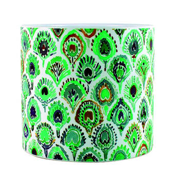 Maine and Crawford Ava 16x15.5cm Ceramic Pot - Green