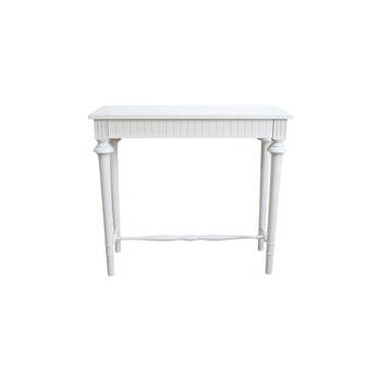 LVD Lola MDF Console Table Furniture 100x90cm - White