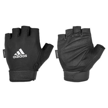 Adidas Essential Adjustible Gloves - White - XXL