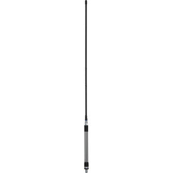 GME UHF CB Heavy Duty Fibreglass Whip Elevated Feed 6.6dBi Antenna 85cm BK