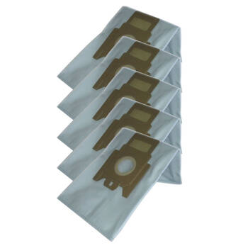 5pc Starbag Synthetic Vacuum Cleaner Bags w/Bonus Universal Filter