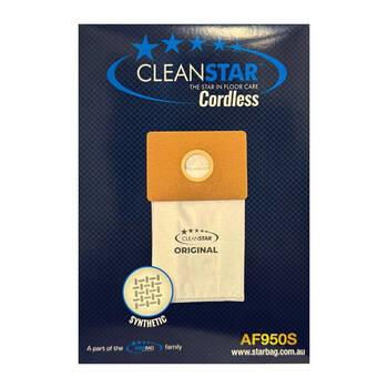 5pc Cleanstar Synthetic VacBag AF950S for VPROSTAR Backpack Vacuum Cleaner