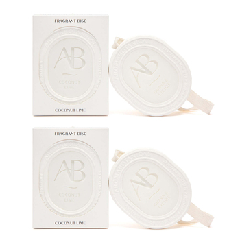2PK Aromabotanical Fragrant Disc Scented Fragrance - Coconut Lime