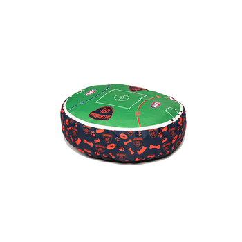 AFL Melbourne Demons 70x60cm Round Pet Dog Lounge Bed