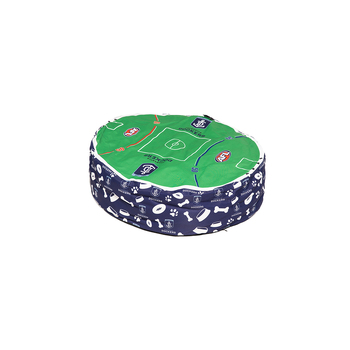 AFL Fremantle Dockers 70x60cm Round Pet Dog Lounge Bed
