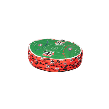 AFL St Kilda Saints 70x60cm Round Pet Dog Lounge Bed