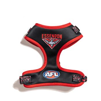 AFL Essendon Bombers Pet Dog Padded Harness Adjustable Vest M