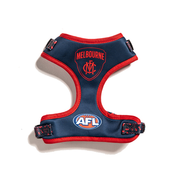 AFL Melbourne Demons Pet Dog Padded Harness Adjustable Vest M