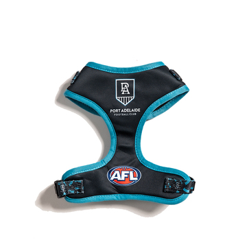 AFL Port Adelaide Power Pet Dog Padded Harness Adjustable Vest S
