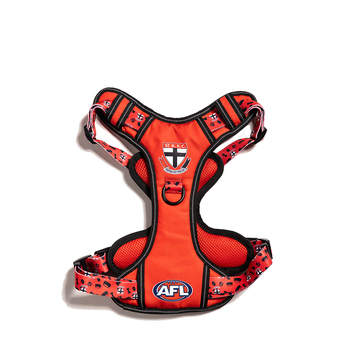 AFL St Kilda Saints Pet Dog Padded Harness Adjustable Vest L